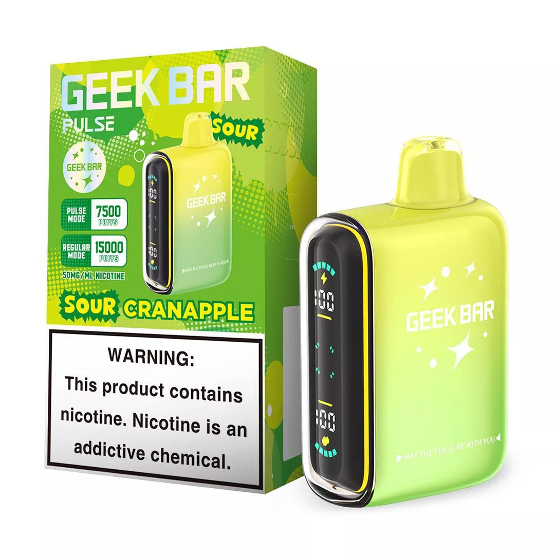 Geek Bar Pulse 15K SE Jetable – Édition Sour