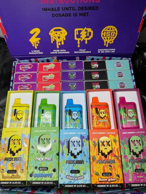 Acheter Packman Live Resins 2G Vapes Jetables