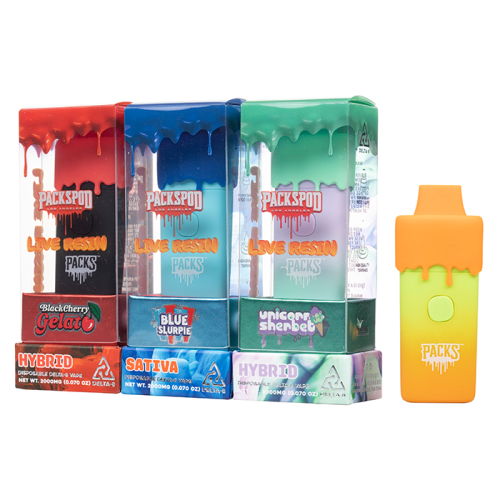 Acheter Packwoods PacksPod Delta-8 Live Resin Disposable 2G