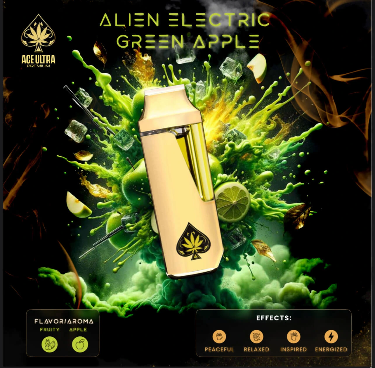 Acheter Ace Alien Electric Green Apple Vape